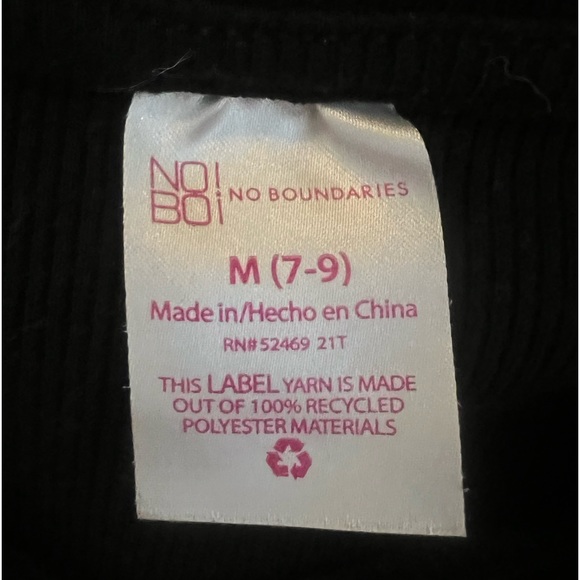 No Boundaries Black Shirt with Skull Size Medium - Picture 4 of 5